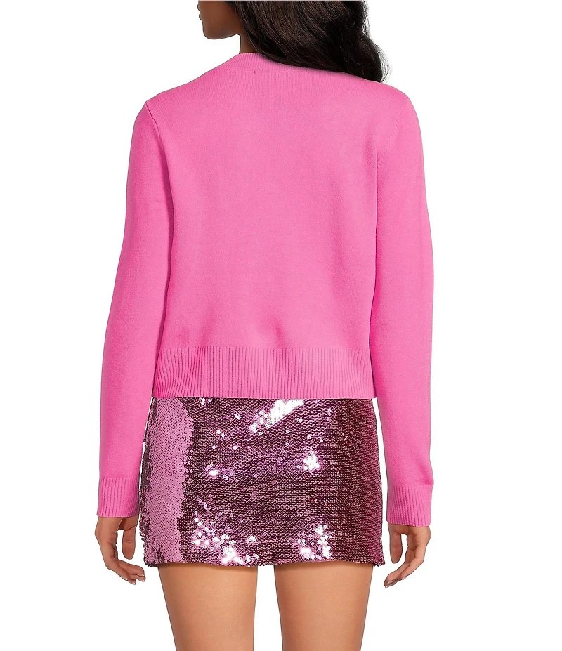 French Connection Babysoft Crew Neck Long Sleeve Knit Sweater