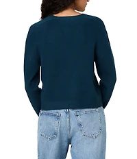 French Connection Babysoft Oversized Crew Neck Long Sleeve Pullover Top