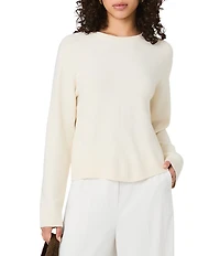 French Connection Babysoft Oversized Crew Neck Long Sleeve Pullover Top