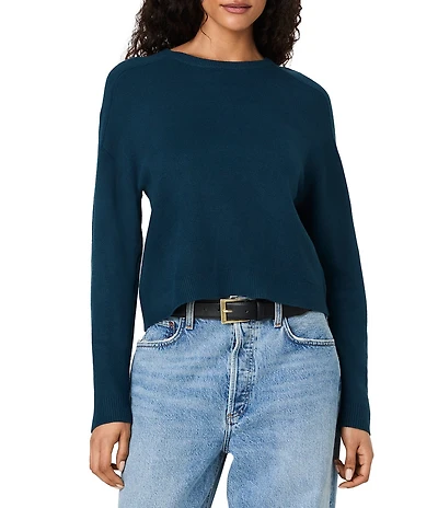 French Connection Babysoft Oversized Crew Neck Long Sleeve Pullover Top