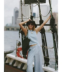French Connection Birdie Linen Trouser Coordinating Pants