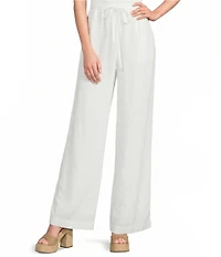 French Connection Cooper Linen Patch Pocket High Waist Wide Leg Coordinating Pants