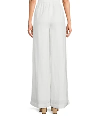 French Connection Cooper Linen Patch Pocket High Waist Wide Leg Coordinating Pants