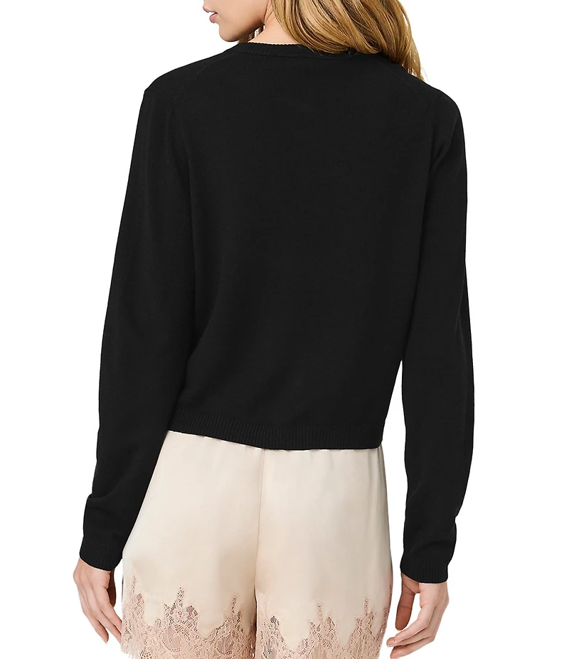 French Connection Cosysoft Fitted Crew Neck Long Sleeve Cardigan