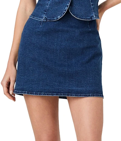 French Connection Delancey Denim Coordinating A-Line Mini Skirt