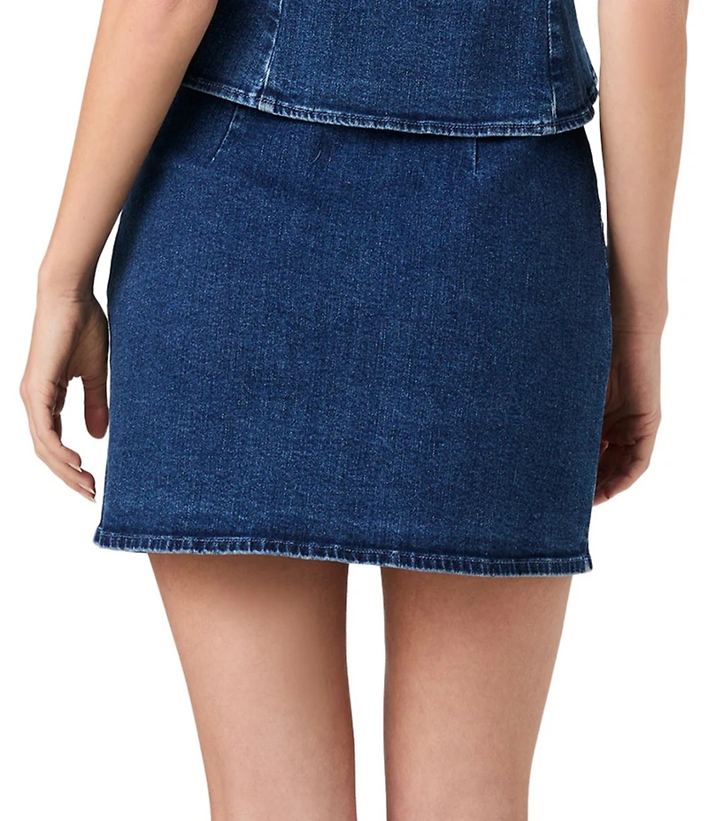 French Connection Delancey Denim Coordinating A-Line Mini Skirt