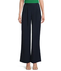 French Connection Harry Suiting High Waisted Coordinating Wide Leg Pants