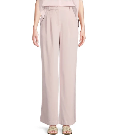 French Connection Harry Suiting High Waisted Coordinating Wide Leg Pants