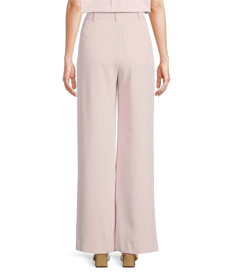 French Connection Harry Suiting High Waisted Coordinating Wide Leg Pants