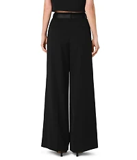 French Connection Harry Suiting High Waisted Wide Leg Trouser Pant