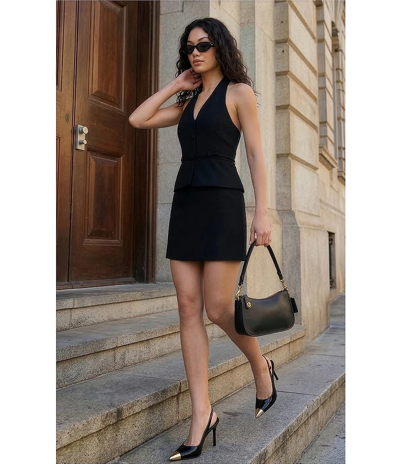 French Connection Harry Suiting Mini Skort