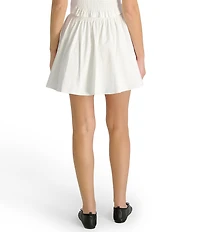 French Connection Sateen Weave Flare Coordinating Mini Skirt