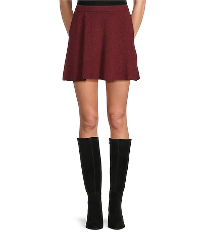 French Connection Vhari Ribbed Knit Mini Coordinating Skirt