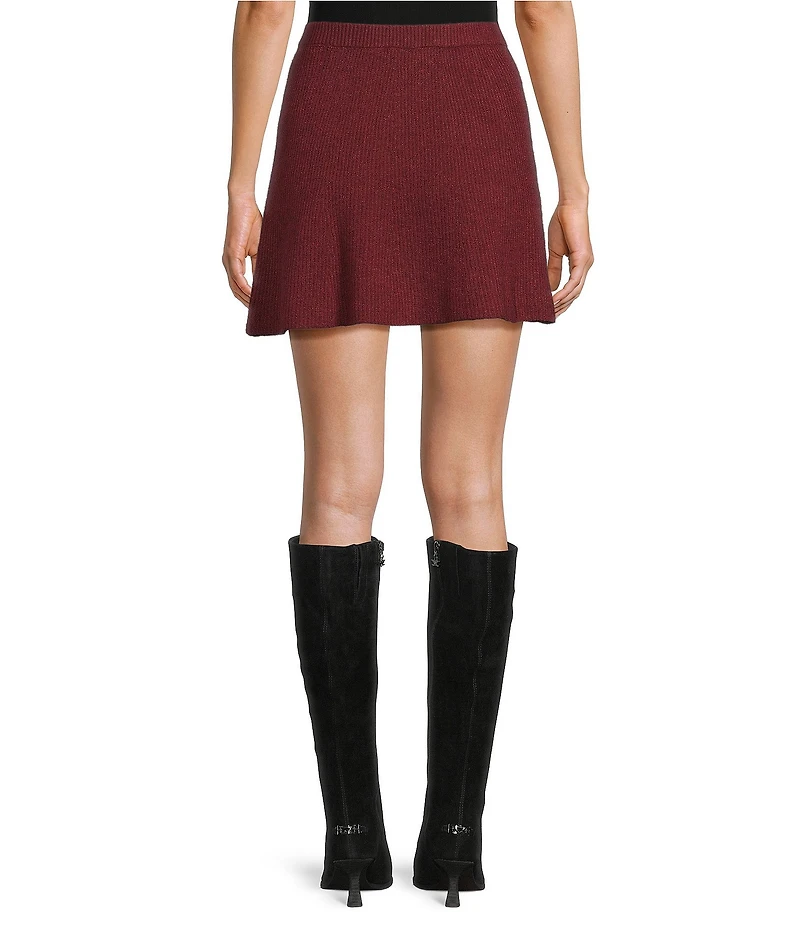 French Connection Vhari Ribbed Knit Mini Coordinating Skirt