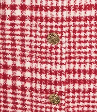 French Connection Wool Blend Brushed Houndstooth Mini Skirt