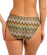 Freya Arizona Vista Lurex Mid Rise Hipster Swim Bottom