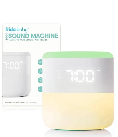 Fridababy 3-in-1 Sound Machine Clock + Nightlight