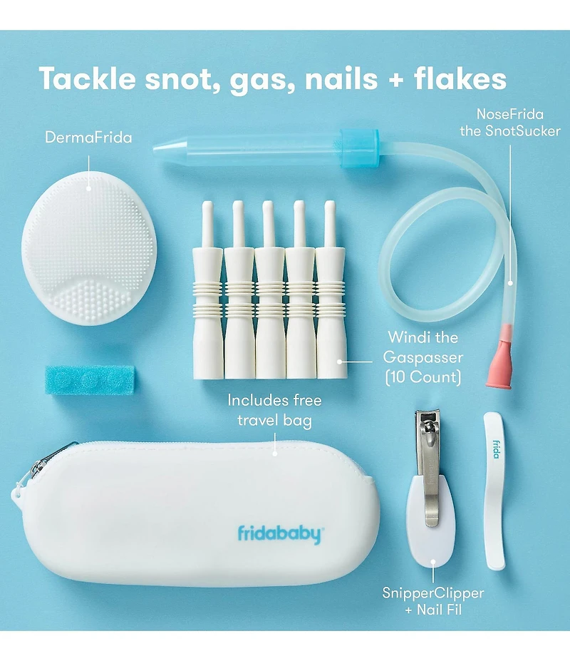 Fridababy Trimmer & Aspirator Baby Basics 4-Piece Kit