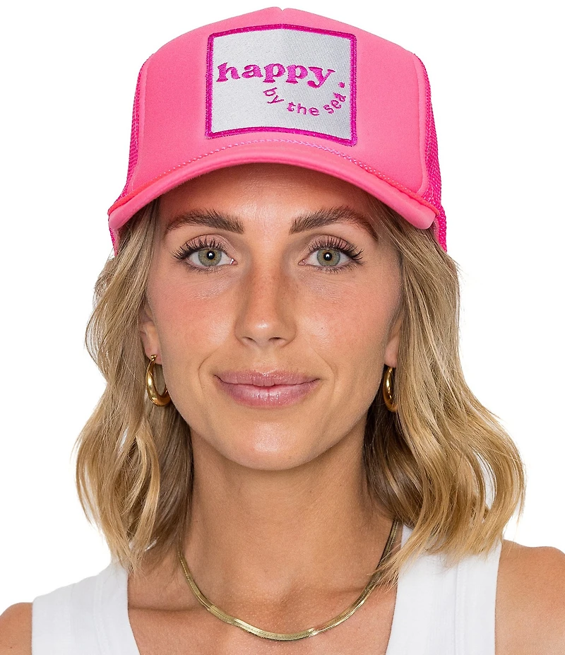 Friday Feelin' Happy by the Sea Baseball Cap