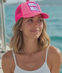 Friday Feelin' Happy by the Sea Baseball Cap