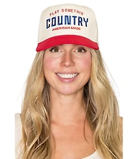Friday Feelin' Play Somethin Country Baseball Cap