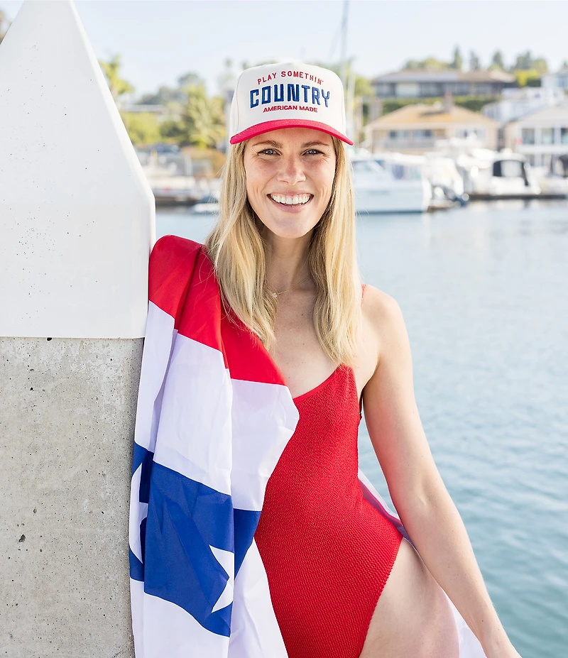 Friday Feelin' Play Somethin Country Baseball Cap