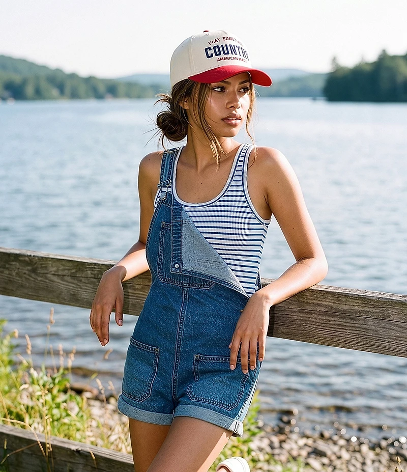 Friday Feelin' Play Somethin Country Americana Baseball Cap