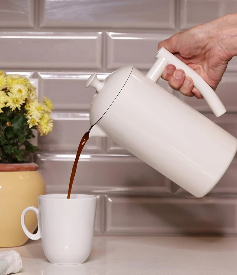 Frieling Double-Walled Stainless Steel French Press Coffee Maker, 34-oz.