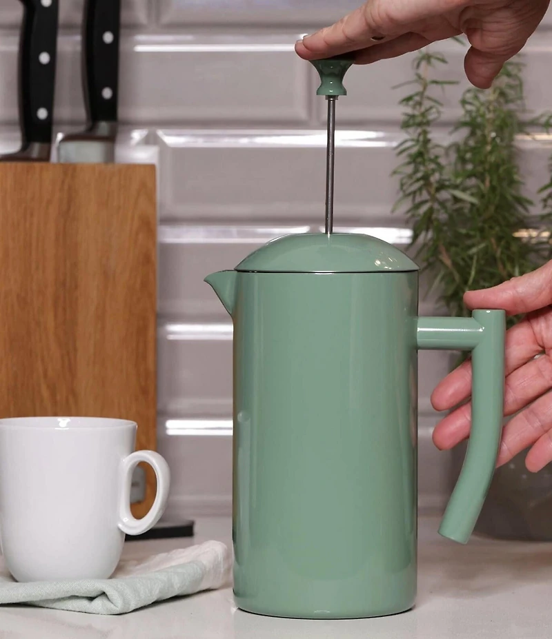 Frieling Double-Walled Stainless Steel French Press Coffee Maker, 34-oz.