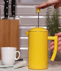 Frieling Double-Walled Stainless Steel French Press Coffee Maker, 34-oz.