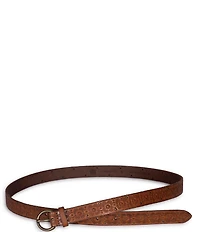 Frye 0.78#double; Tooling and Stud Leather Belt