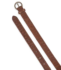 Frye 0.78#double; Tooling and Stud Leather Belt