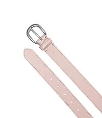 Frye 1.18#double; Contrast Stitch Leather Belt