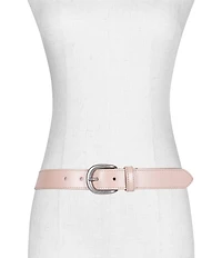 Frye 1.18#double; Contrast Stitch Leather Belt