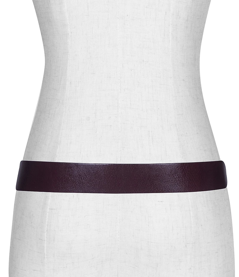 Frye 1.4#double; Genuine Leather Engraved Buckle Belt