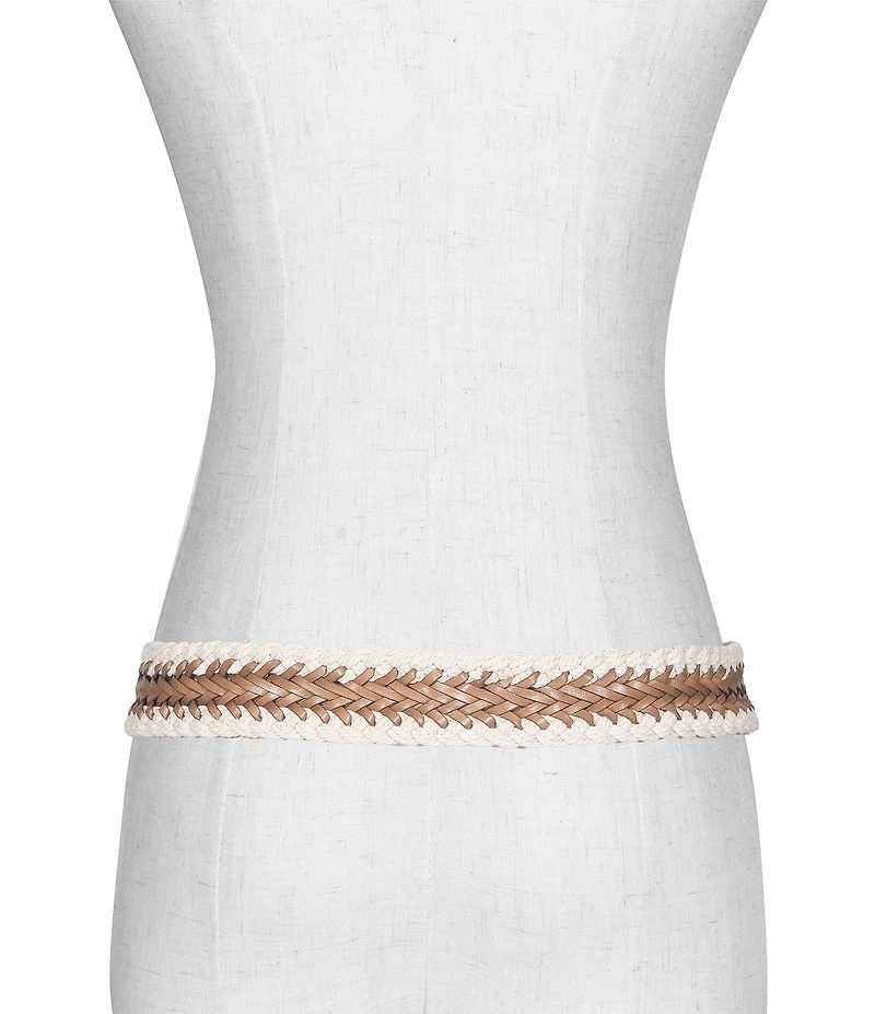 Frye 1.49#double; Braided Cording Belt