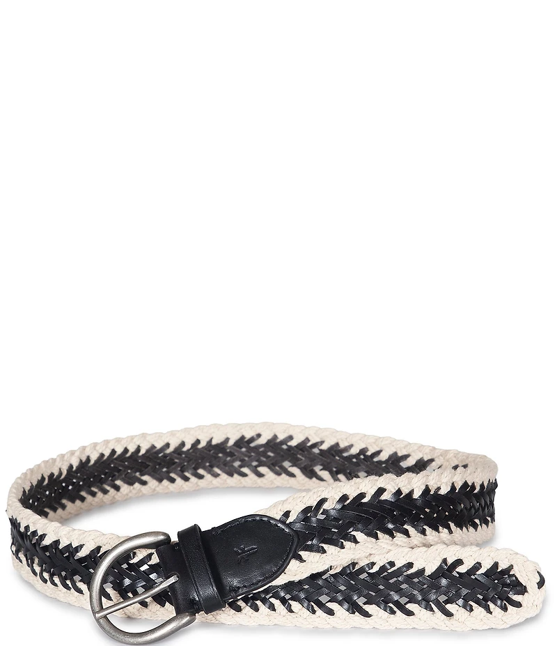 Frye 1.49#double; Braided Cording Belt