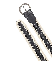 Frye 1.49#double; Braided Cording Belt