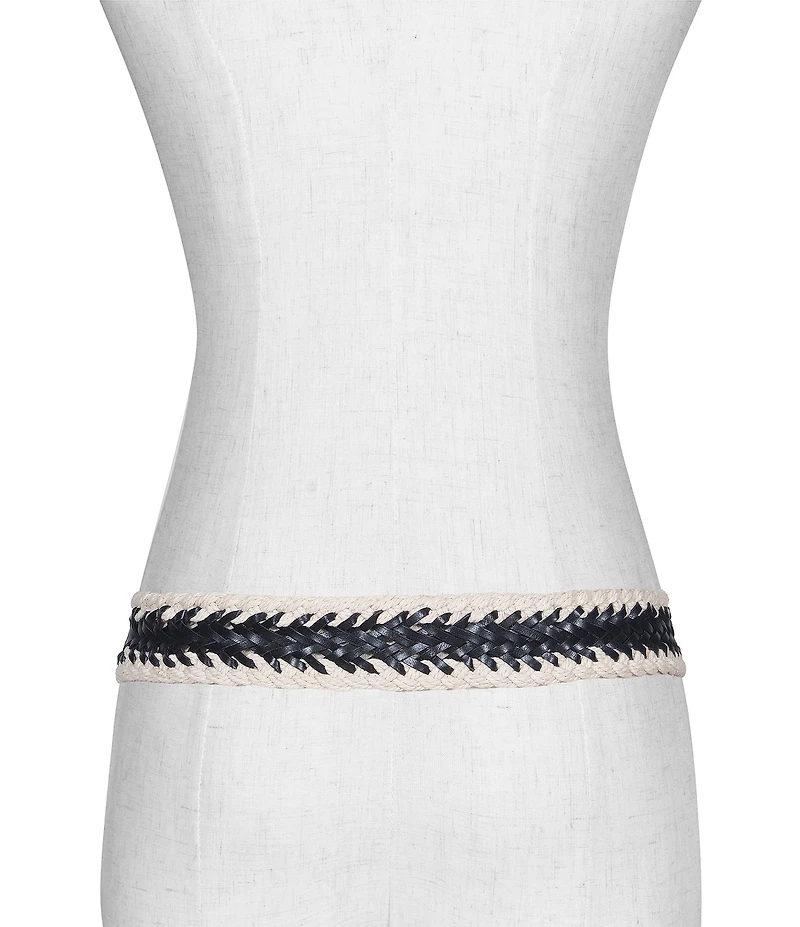 Frye 1.49#double; Braided Cording Belt
