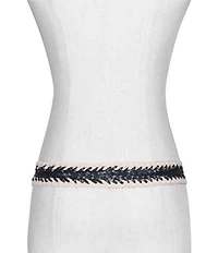 Frye 1.49#double; Braided Cording Belt