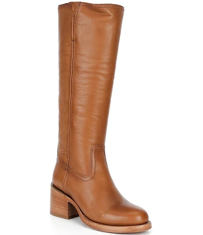 Frye Andy Leather Pull On Tall Boots