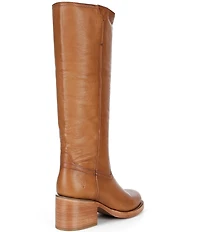 Frye Andy Leather Pull On Tall Boots