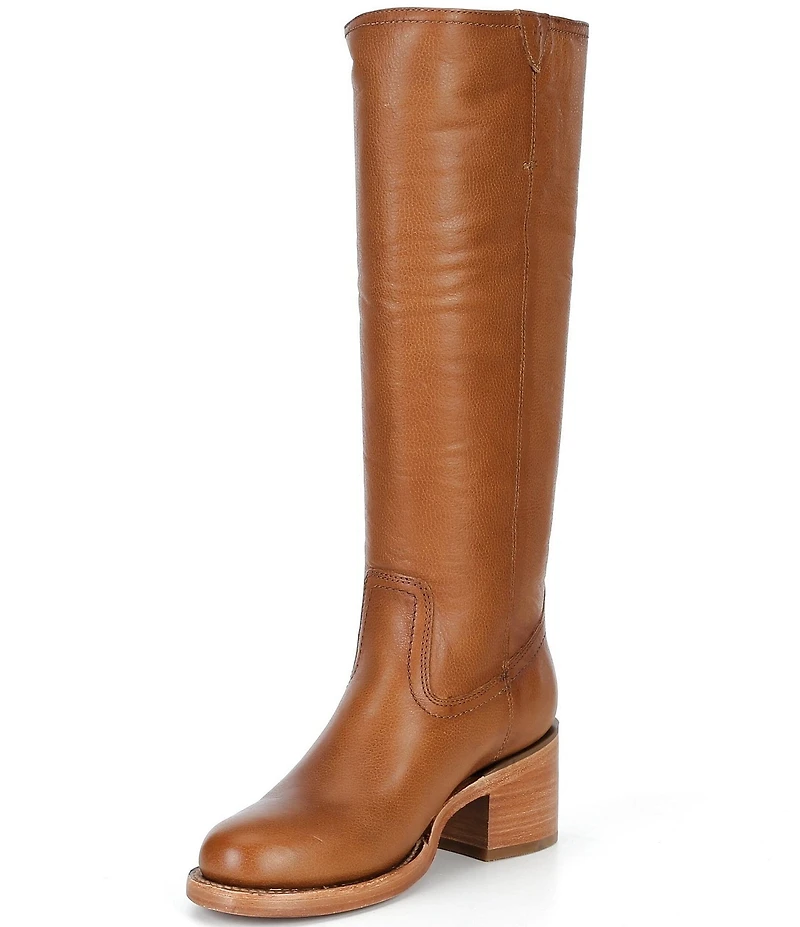 Frye Andy Leather Pull On Tall Boots