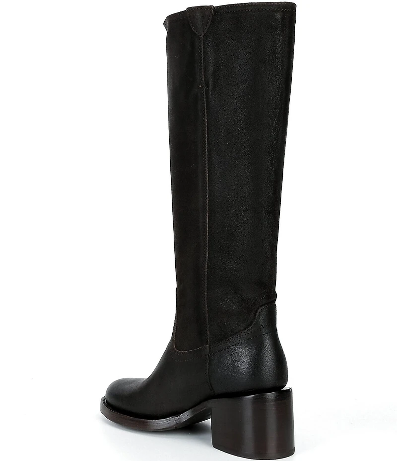 Frye Andy Suede Pull On Tall Boots