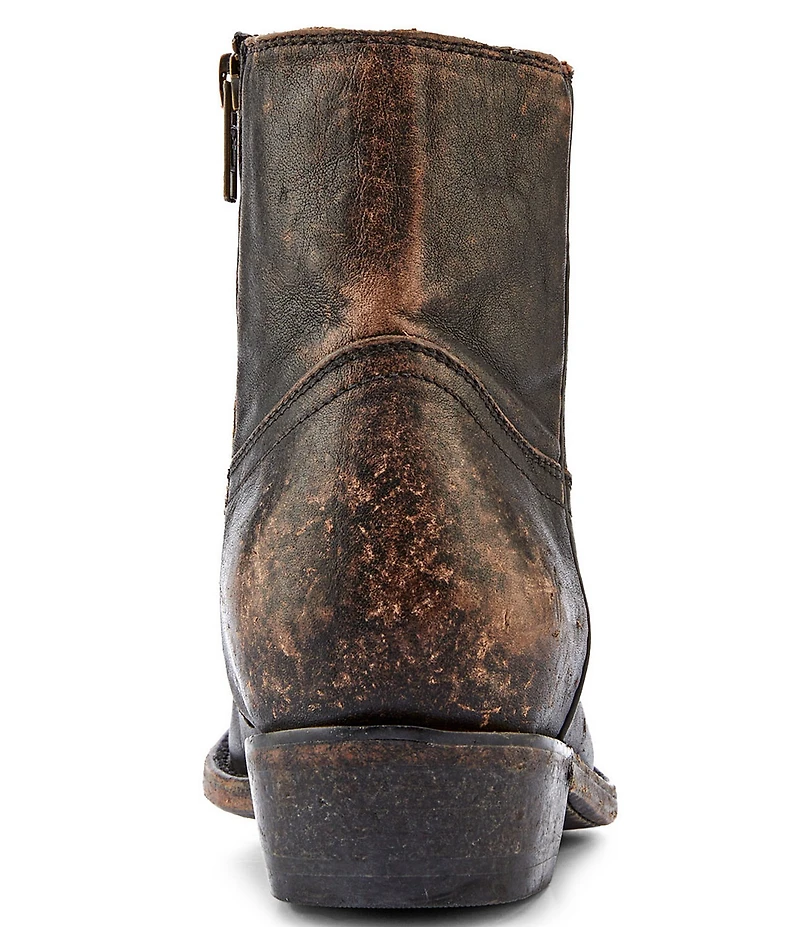 Frye Billy Distressed Leather Western Booties