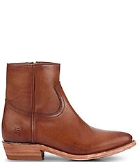 Frye Billy Leather Zip Up Western Booties