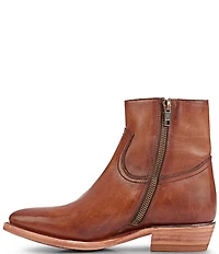 Frye Billy Leather Zip Up Western Booties