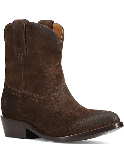 Frye Billy Suede Western Booties