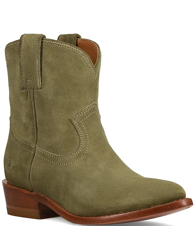 Frye Billy Leather Western Booties