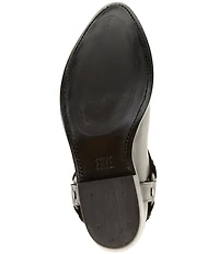Frye Billy Leather O-Ring Harness Hardware Short Booties